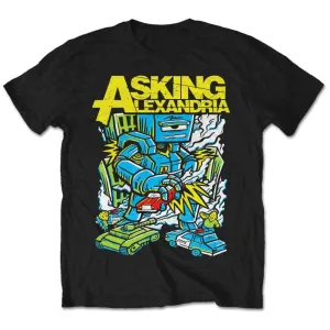 Asking Alexandria tričko Killer Robot Čierna S #2107051
