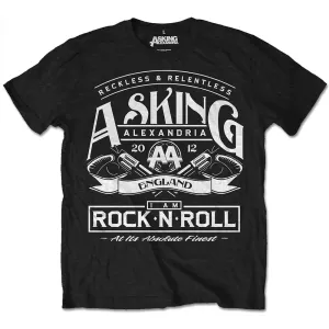 Asking Alexandria tričko Rock N' Roll Čierna XL