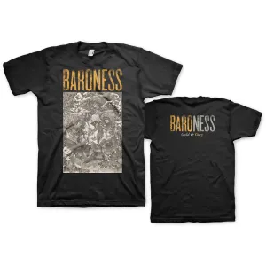 Baroness tričko Gold & Grey Čierna XL