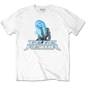 Bebe Rexha tričko Silver Logo Biela L
