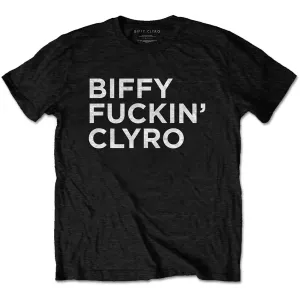 Biffy Clyro tričko Biffy Fucking Clyro Čierna M