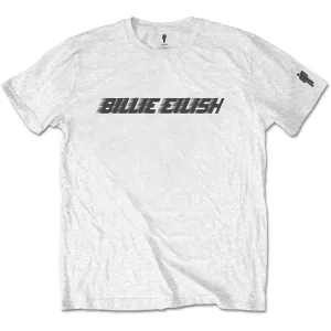 Billie Eilish tričko Black Racer Logo Biela M