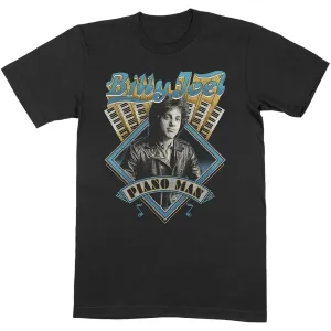 Billy Joel tričko Piano Man Čierna XXL
