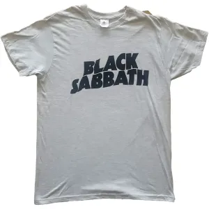 Black Sabbath tričko Black Wavy Logo Šedá XXL