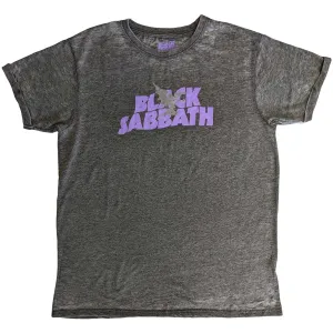 Black Sabbath tričko Logo & Daemon Šedá S