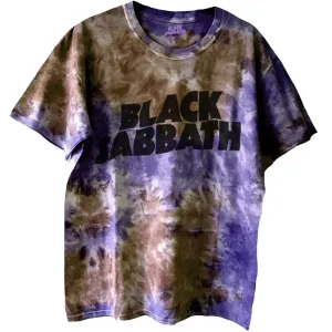 Black Sabbath tričko Wavy Logo Fialová XXL