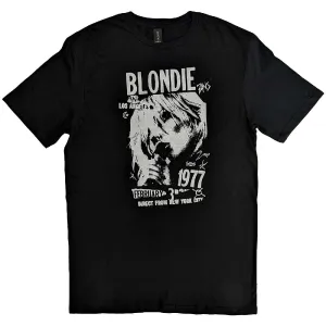 Blondie tričko 1977 Vintage Čierna XXL