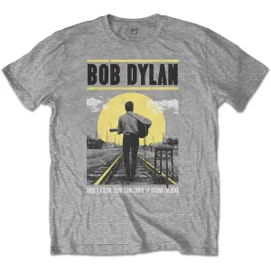 Bob Dylan tričko Slow Train Šedá S