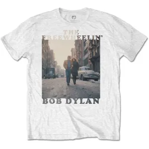 Bob Dylan tričko The Freewheelin' Biela XL