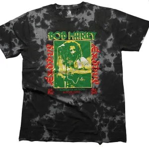 Bob Marley tričko Exodus Tie-Dye Čierna XL