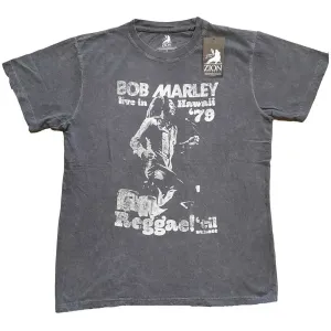 Bob Marley tričko Hawaii Šedá XXL