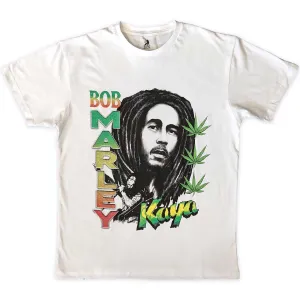 Bob Marley tričko Kaya Illustration Biela M