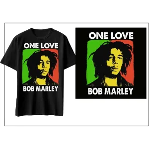 Bob Marley tričko One Love Čierna L