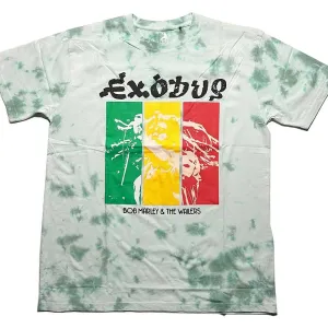 Bob Marley tričko Rasta Colours Zelená M