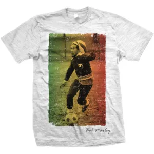 Bob Marley tričko Rasta Football Šedá XL