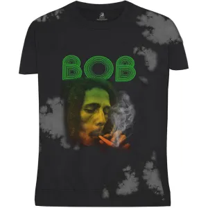 Bob Marley tričko Smoke Gradient Šedá L