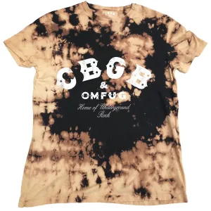 CBGB tričko Classic Logo Hnedá/čierna M