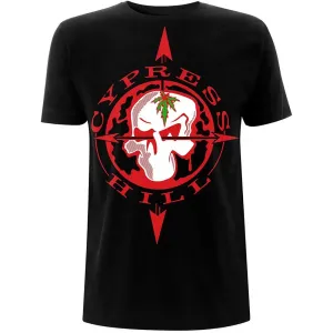 Cypress Hill tričko Skull Compass Čierna L