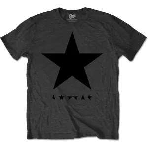 David Bowie tričko Blackstar (on Grey) Šedá XXL