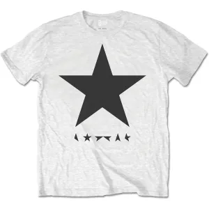 David Bowie tričko Blackstar (on White) Biela XXL