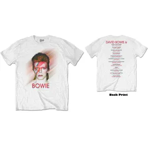 David Bowie tričko Bowie Is Biela L