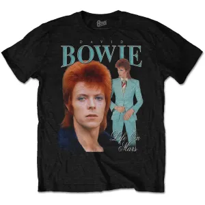 David Bowie tričko Life on Mars Homage Čierna M