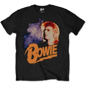 David Bowie tričko Retro Bowie Čierna S