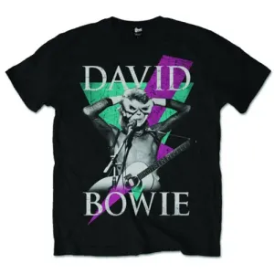 David Bowie tričko Thunder Čierna S