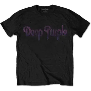 Deep Purple tričko Vintage Logo Čierna S