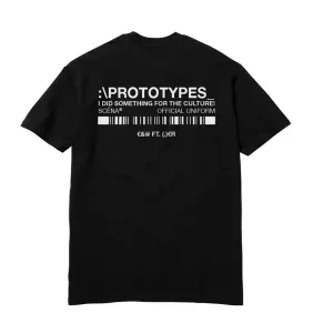 Ego tričko Prototypes Čierna XL