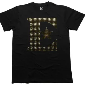Elton John tričko E Logo Čierna M