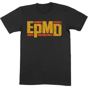 EPMD tričko Distressed Classic Logo Čierna XL