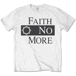 Faith No More tričko Classic Logo V.2. Biela L