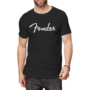 Fender tričko Classic Logo Čierna M