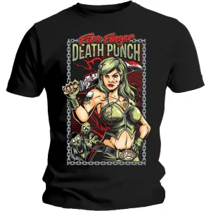 Five Finger Death Punch tričko Assassin Čierna XXL