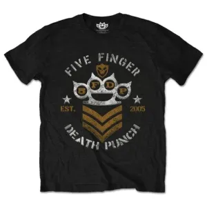 Five Finger Death Punch tričko Chevron Čierna XXL