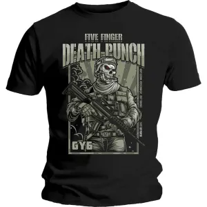 Five Finger Death Punch tričko War Soldier Čierna M