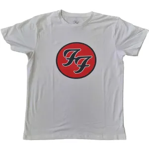 Foo Fighters tričko FF Logo Biela M