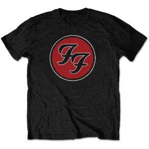 Foo Fighters tričko FF Logo Čierna 5XL
