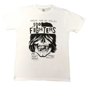 Foo Fighters tričko Roxy Flyer Biela XXL