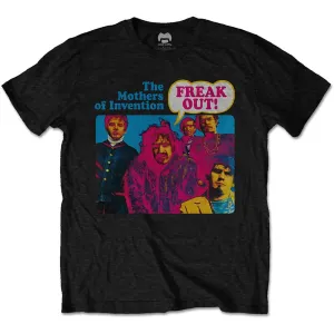 Frank Zappa tričko Freak Out! Čierna XXL