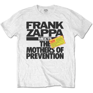Frank Zappa tričko The Mothers of Prevention Biela M