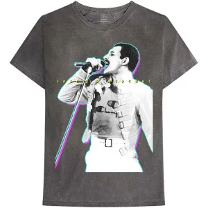 Freddie Mercury tričko Glow Čierna L