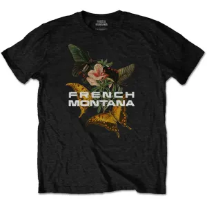 French Montana tričko Butterfly Čierna M
