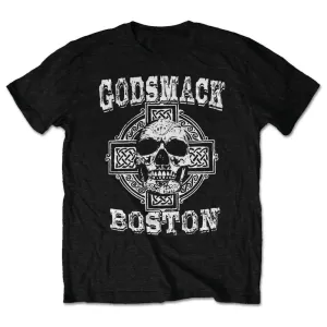 Godsmack tričko Boston Skull Čierna L #2107098