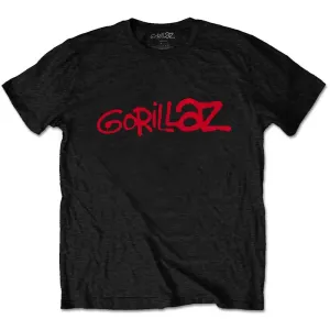 Gorillaz tričko Logo Čierna XXL