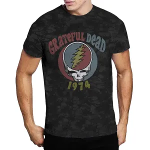 Grateful Dead tričko 1974 Šedá XXL