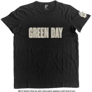 Green Day tričko Logo & Grenade Čierna L