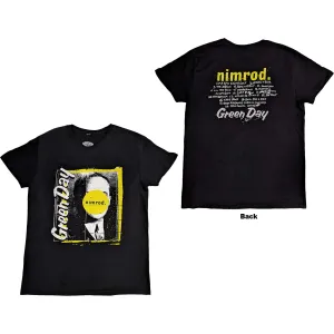 Green Day tričko Nimrod Tracklist Čierna M