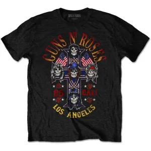 Guns N’ Roses tričko Cali' '85 Čierna XL